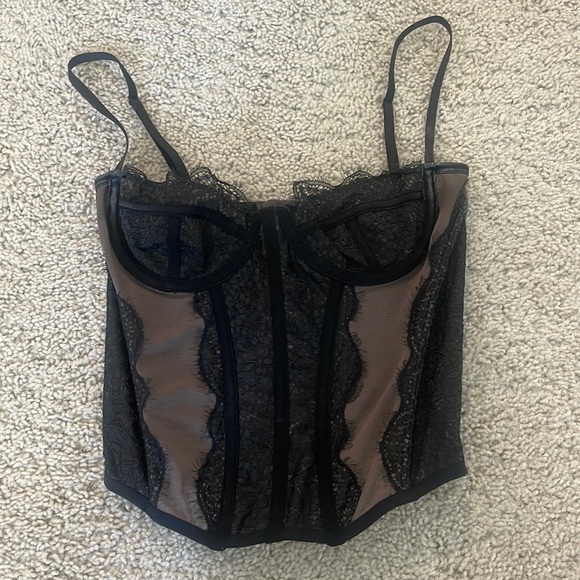 Urban Outfitters Tops - Urban Outfitters Black Lace Corset